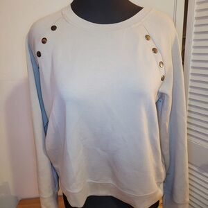 Studio Light Gray Knit Top